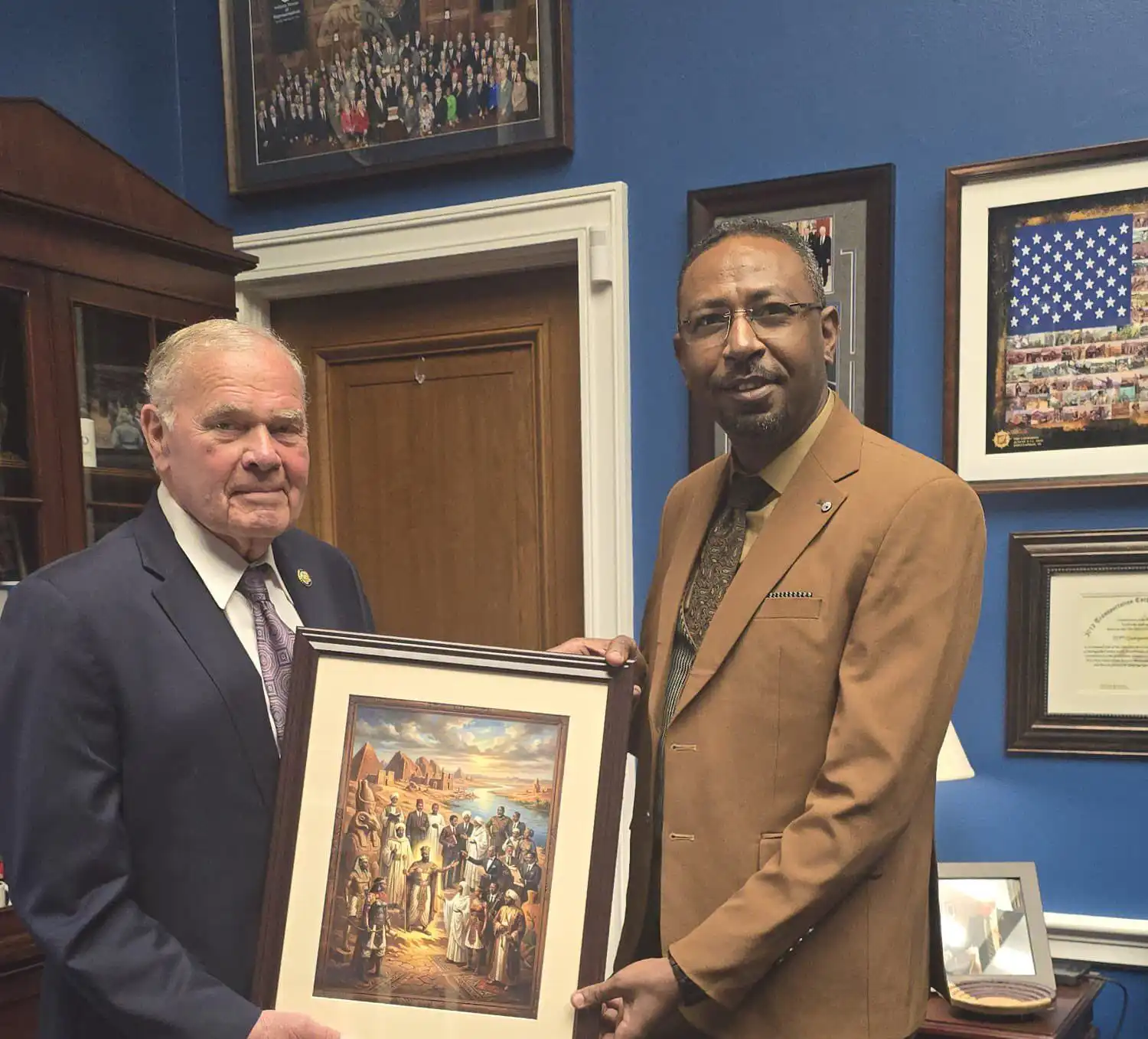 مستشار رئيس مجلس السيادة دكتور أمجد فريد يواصل لقاءاته مع المسؤولين الأمريكيين