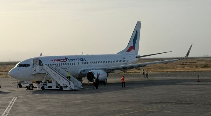 شركة تاركو للطيران تعلن وصول طائرة جديدة لأسطولها