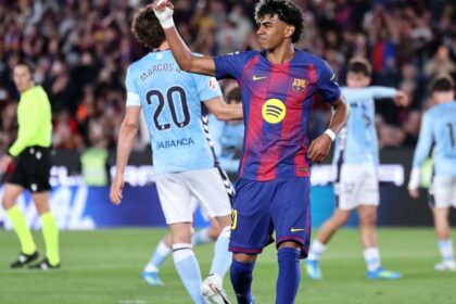لامين يامال يصاب بتمزق عضلي ويربك خطط برشلونة قبل كأس العالم.