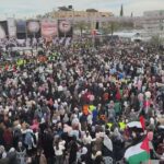 أهالي غزة وممثلو دوليين يشاركون في عرس جماعي ثوب الفرح 2 احتفالا بالحياة ودعما إنسانيا.