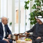 الرئيس الموريتاني يؤكد حرص بلاده على تطوير علاقاتها مع الإمارات خلال لقائه الشيخ محمد بن زايد