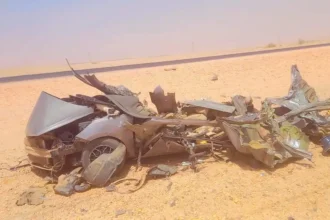 مصرع وإصابة 4 أشخاص في حادث مروري بطريق شريان الشمال