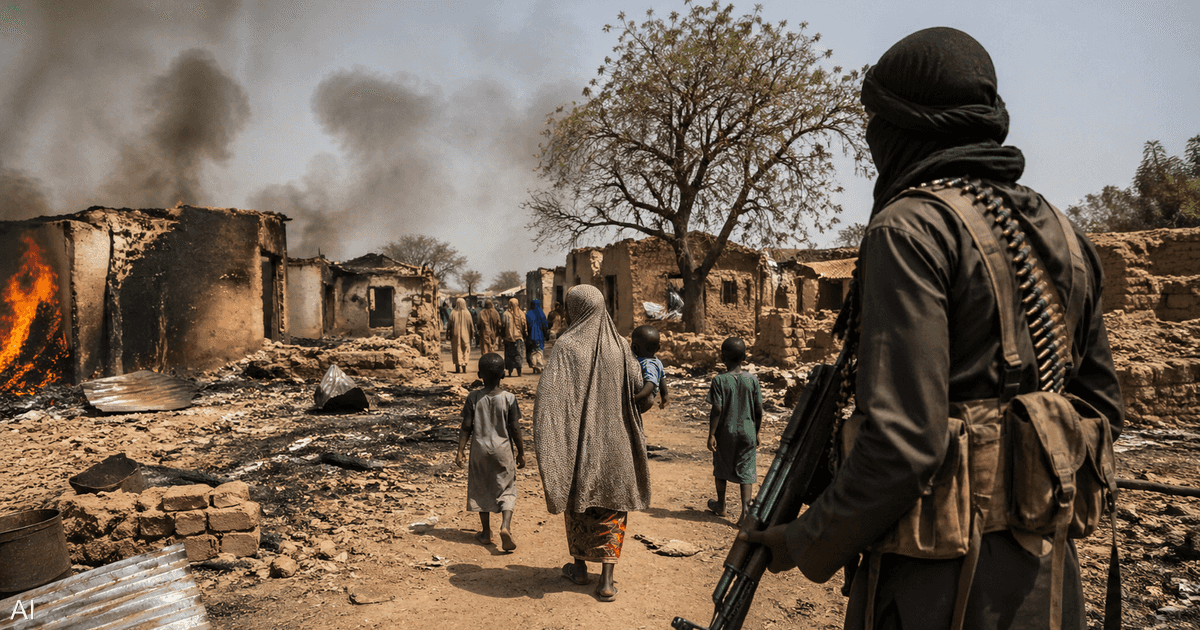 هجوم مأساوي يوقع عشرات القتلى في قرية نيجيرية ويتبناه تنظيم متشدد