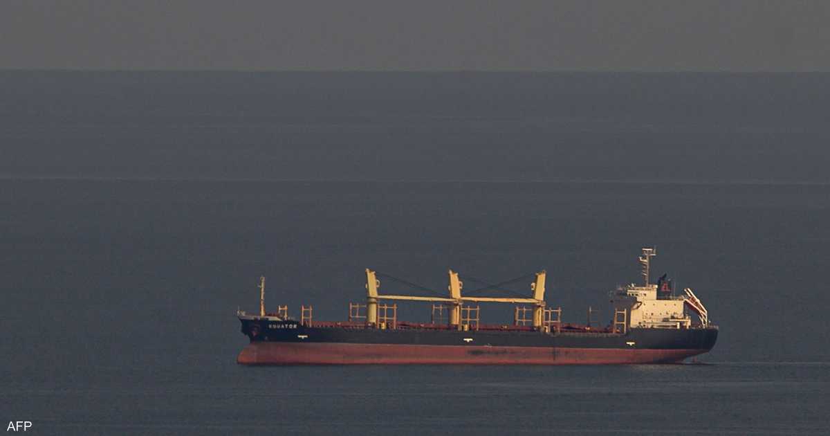 سفينة محملة بحبوب أوكرانية محتلة تتجه إلى حيفا والطلب الإسرائيلي قيد الدراسة