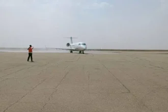طائرة بدر للطيران تهبط في مطار كسلا بعد غياب ثلاث سنوات