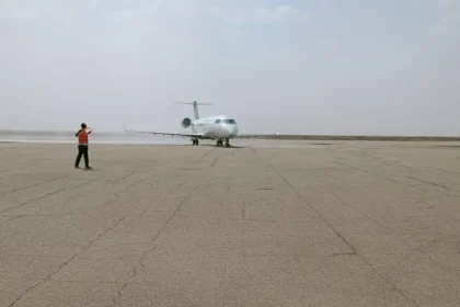 طائرة بدر للطيران تهبط في مطار كسلا بعد غياب ثلاث سنوات