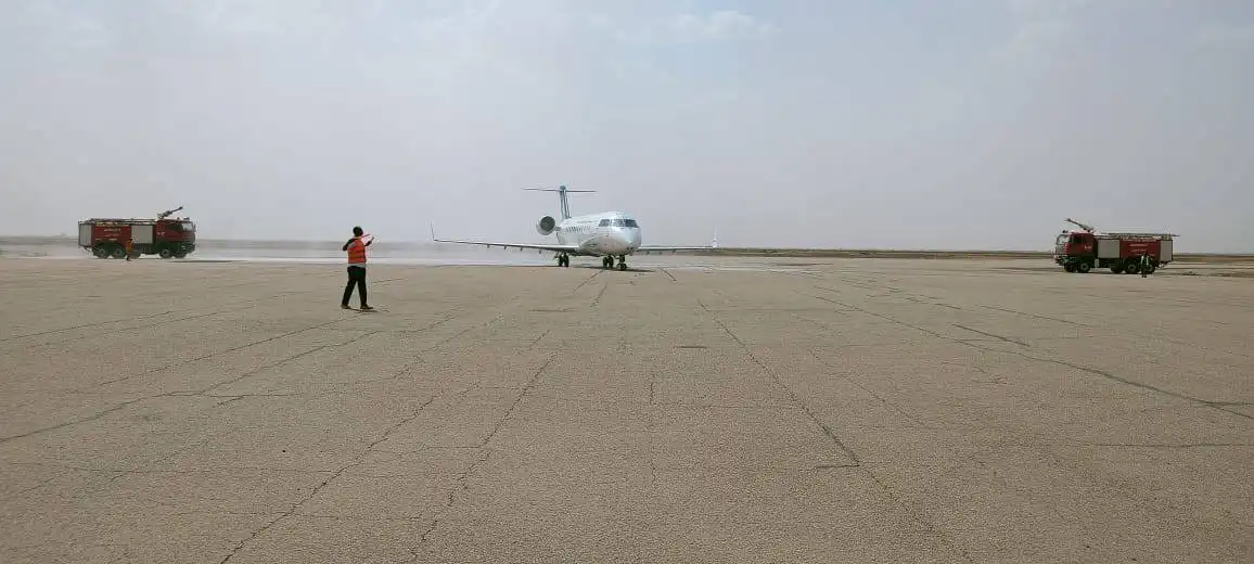 طائرة بدر للطيران تهبط في مطار كسلا بعد غياب ثلاث سنوات