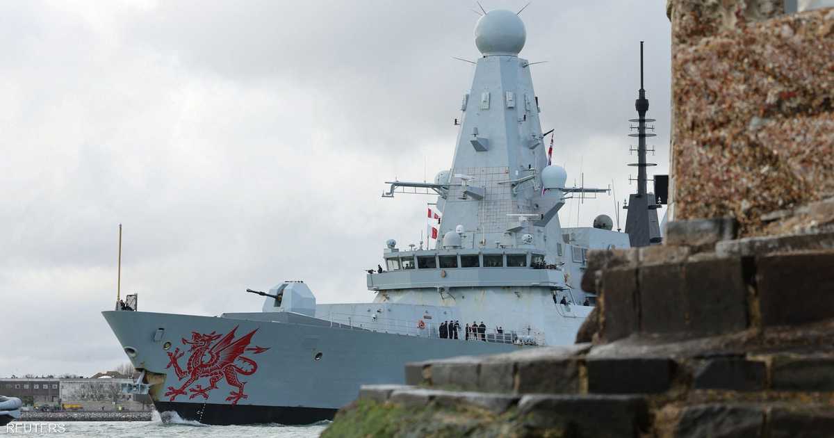 بريطانيا تنفي إصابة سفينة تابعة لبحريتها في المتوسط