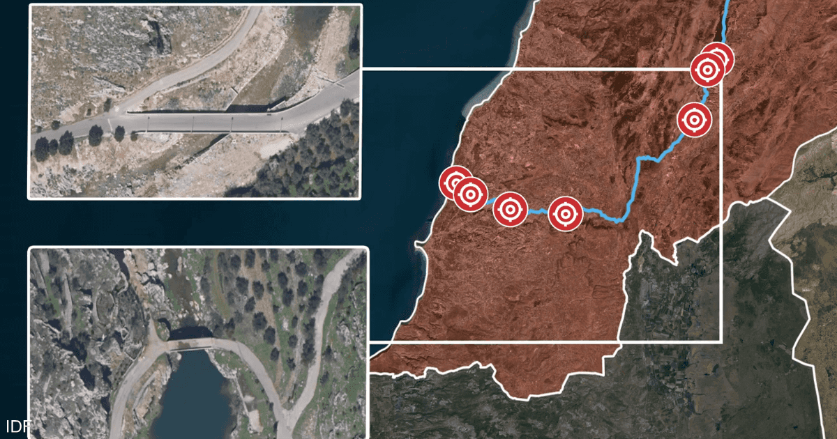 إسرائيل: استهدفنا 7 معابر فوق نهر الليطاني منذ بدء الهجمات