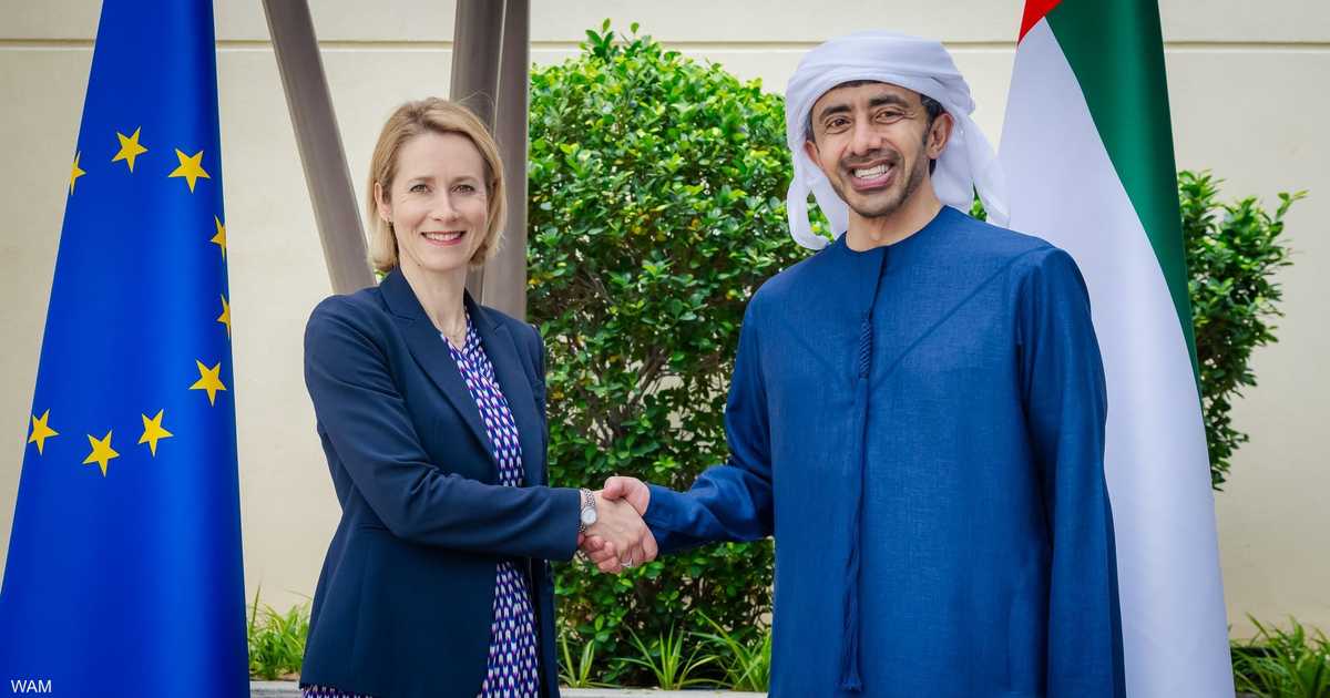 عبدالله بن زايد يبحث مع كايا كالاس التطورات الإقليمية