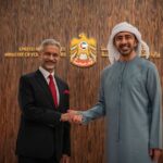 عبدالله بن زايد يستقبل وزير الشؤون الخارجية في الهند