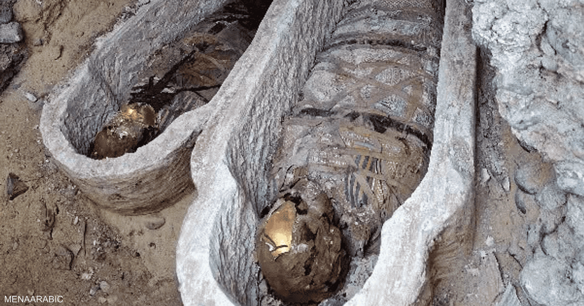 كشف مقبرة رومانية نادرة في مصر.. وألسنة ذهبية