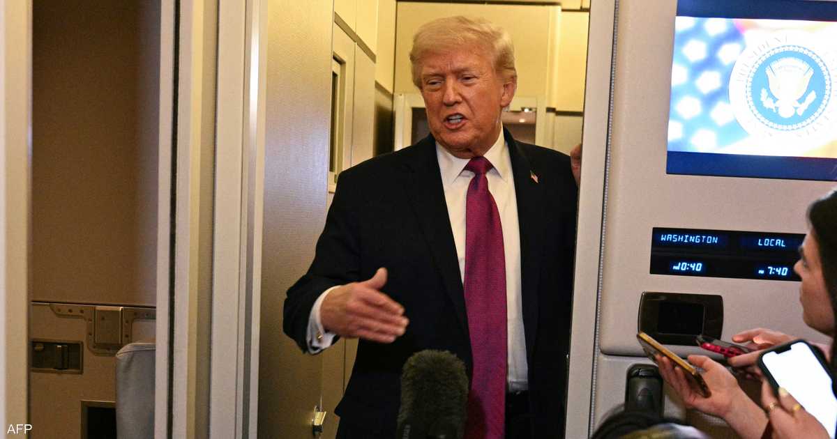 ترامب يؤكد مواصلة "حصار موانئ إيران" في حال فشل المفاوضات