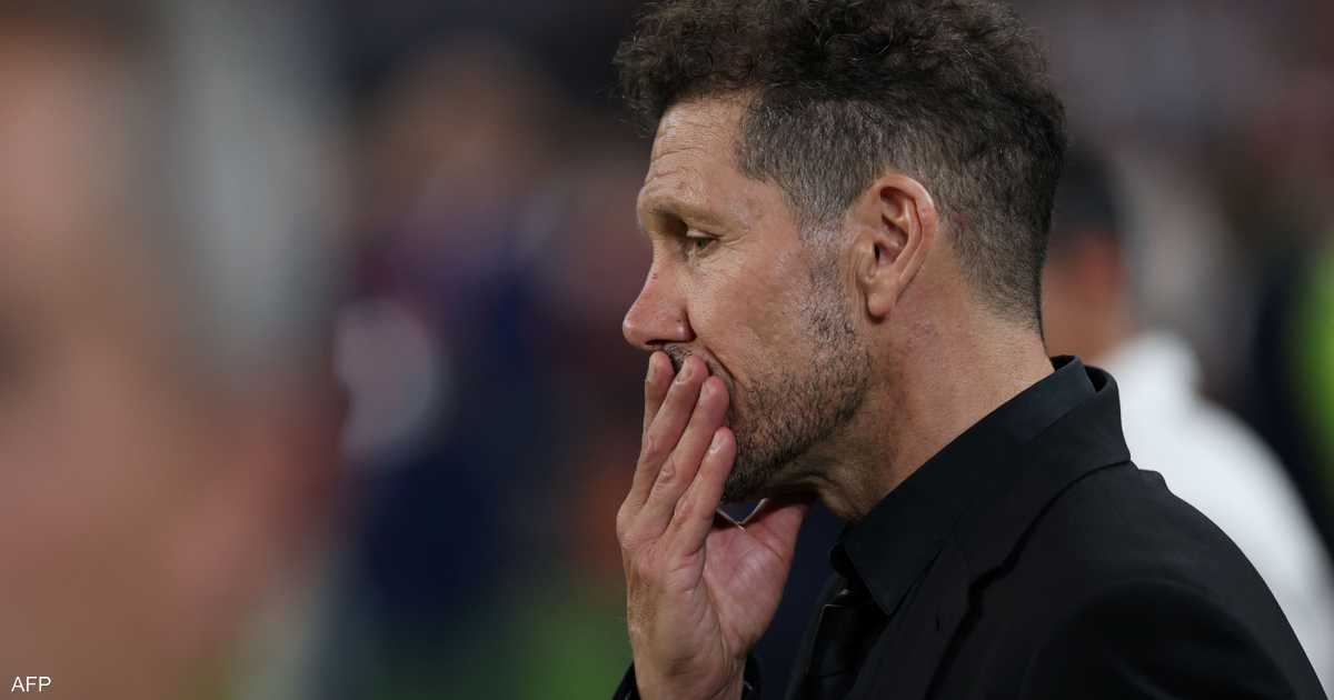 سيميوني بحزن: برشلونة أحد أسباب خسارة نهائي الكأس