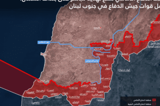 إسرائيل تنشر خريطة أراض تسيطر عليها في جنوب لبنان