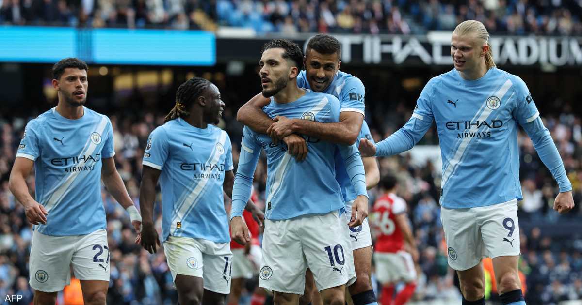 صراع اللقب.. مانشستر سيتي يفوز ويضيق الخناق على أرسنال