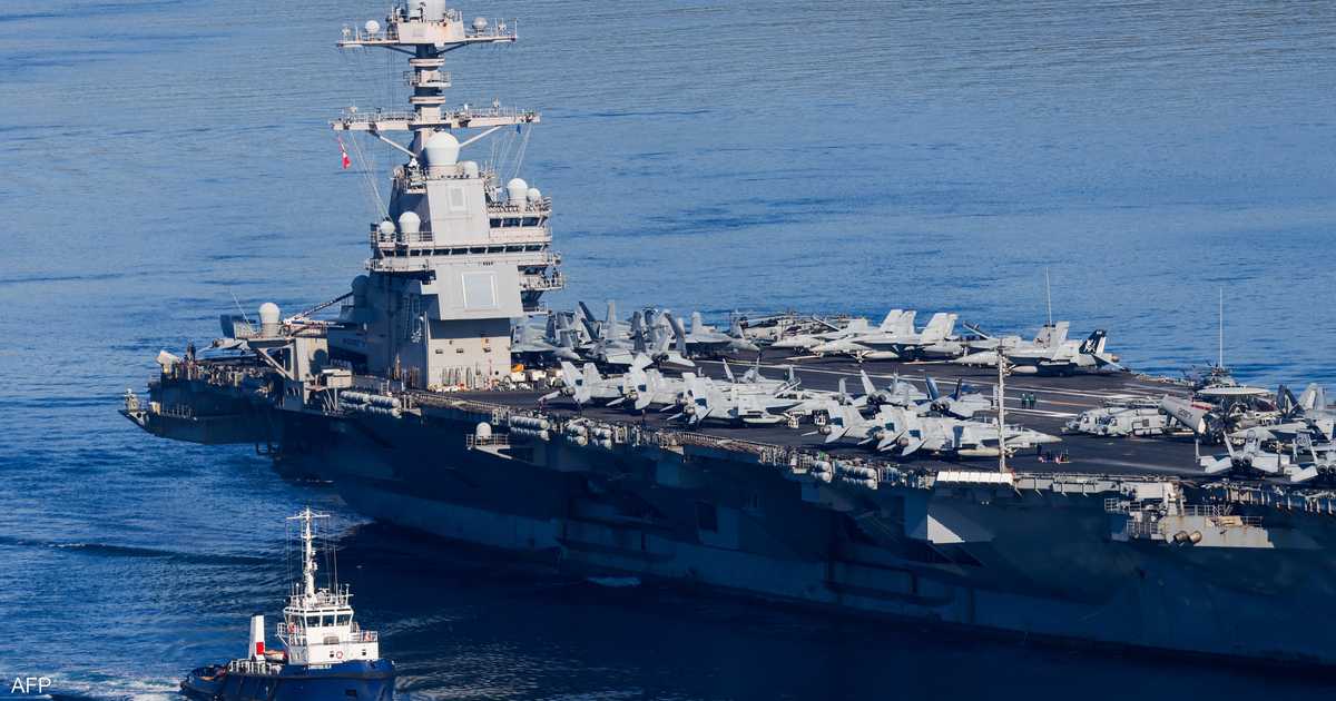 أكبر حاملة طائرات في العالم تعود إلى الشرق الأوسط