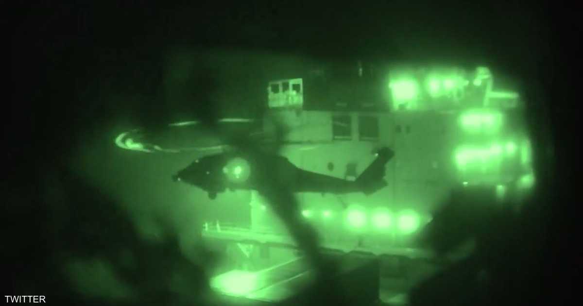 فيديو.. سنتكوم تنشر لقطات عملية السيطرة على توسكا الإيرانية