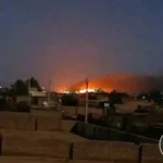 مسيرات انتحارية تطلق على جبل أولياء جنوب الخرطوم وتمكّن الجيش من التصدي لها.