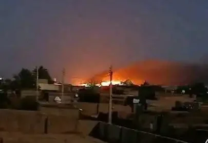 مسيرات انتحارية تطلق على جبل أولياء جنوب الخرطوم وتمكّن الجيش من التصدي لها.
