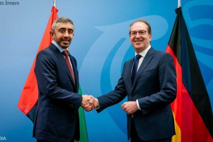 الإمارات وألمانيا بحثتا تعزيز العلاقات الاستراتيجية وتداعيات الاعتداءات الإرهابية في المنطقة