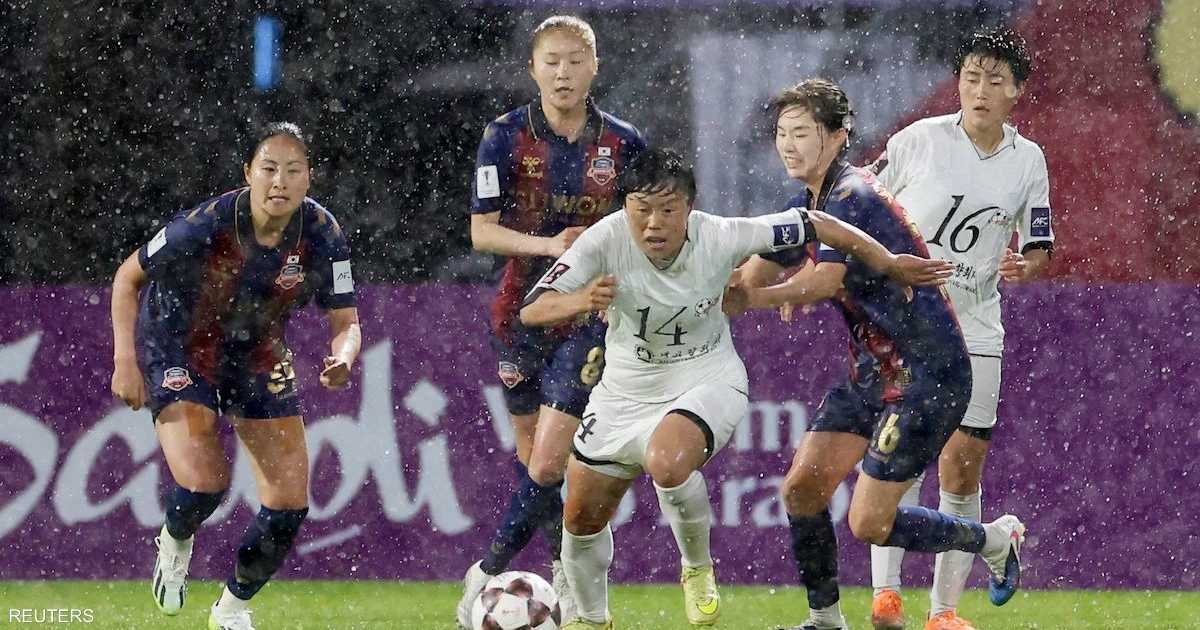 نادي ناغوهيانغ الكوري الشمالي يواجه نصف نهائي دوري أبطال آسيا للسيدات بعد فوزه على سوون إف سي.