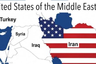 ترامب يرفع علم الولايات المتحدة فوق خريطة إيران ويدعو لضم فنزويلا كولاية 51.
