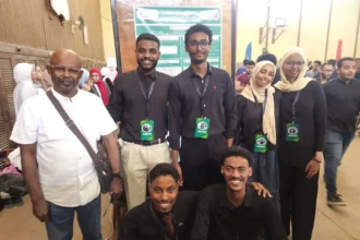 ست طلاب سودانيين بجامعة القاهرة يفوزون بالمرتبة الأولى في مسابقة البحث العلمي.