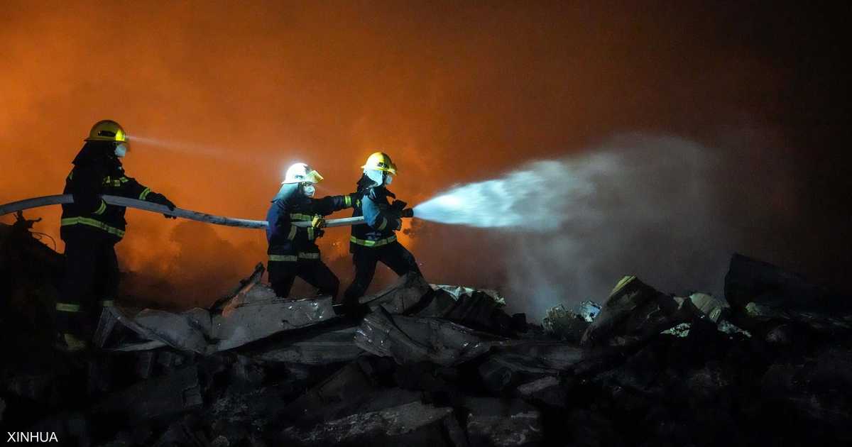 انفجار مصنع للألعاب النارية في ليويانغ يودي بحياة 21 شخصاً ويصيب 61 آخرين