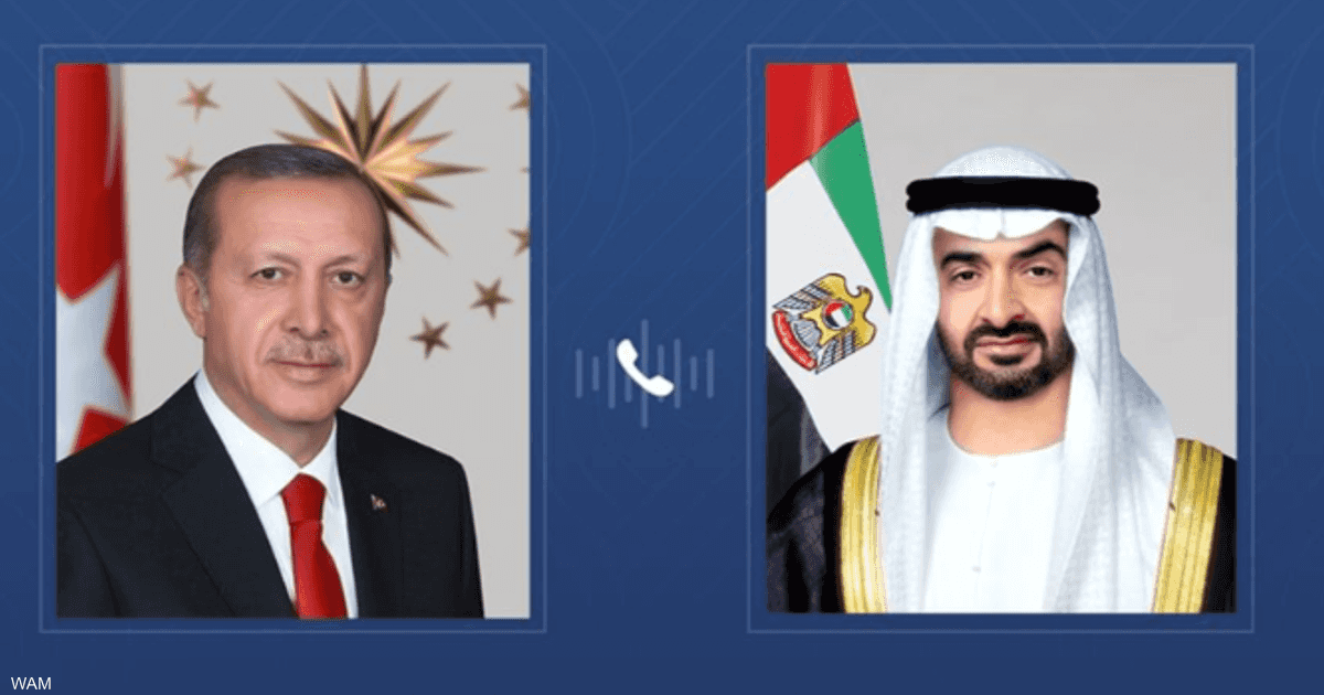 حرص الجانبان الإماراتي والتركي على مواصلة التعاون لتنمية العلاقات بينهما وتبني الشراكات التنموية.