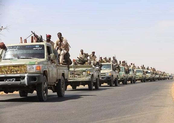 استسلام ضباط محاميد بقيادة ابورهف لتنضموا للجيش السوداني.