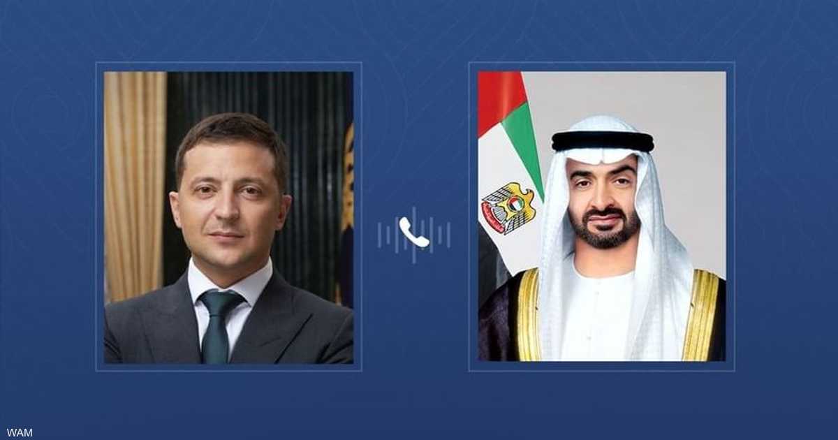 الرئيس الأوكراني يؤكد إدانة الاعتداءات الإيرانية وشكر جهود الوساطة في تبادل الأسرى خلال اتصال هاتفي مع قائد الدولة.