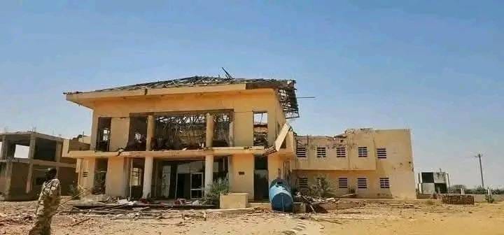 الهجوم الجوي بالطائرات المسيرة على مواقع عسكرية ومدنية في الضعين.