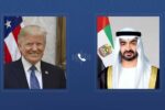 الاتصال الهاتفي بين الرئيسين لبحث تعزيز التعاون الاستراتيجي والعلاقات بين الإمارات والولايات المتحدة وتطورات الشرق الأوسط.