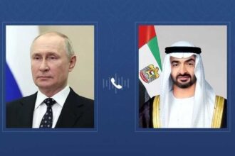 الرئيس بوتين يشكر الإمارات على جهودها في إتمام عملية تبادل الأسرى مع أوكرانيا وناقش مع الشيخ محمد بن زايد مستجدات الشرق الأوسط وتداعياتها العالمية