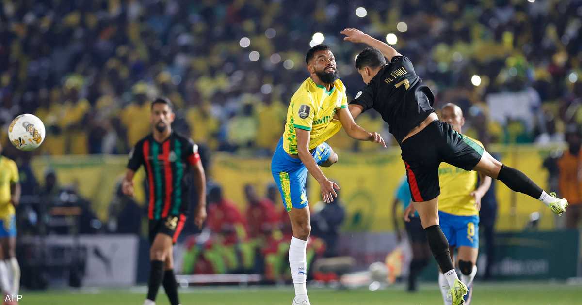 الجيش الملكي يتعادل مع صن داونز بهدف في لقاء الذهاب من نهائي الكونفيدرالية