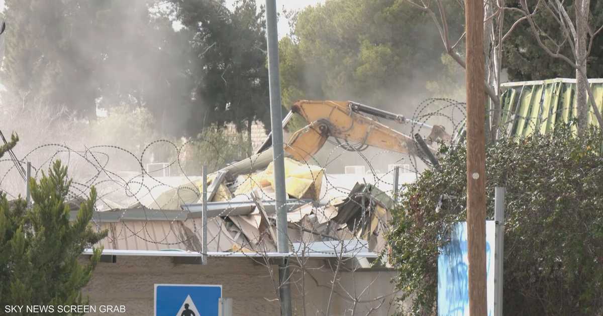 إسرائيل تبدأ بناء مقر دفاعي على أنقاض مجمع الأونروا في القدس الشرقية