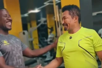 وزير الثروة الحيوانية يظهر مرتديا الزي الرياضي ويدعو للانضمام إلى نادي كمال الأجسام