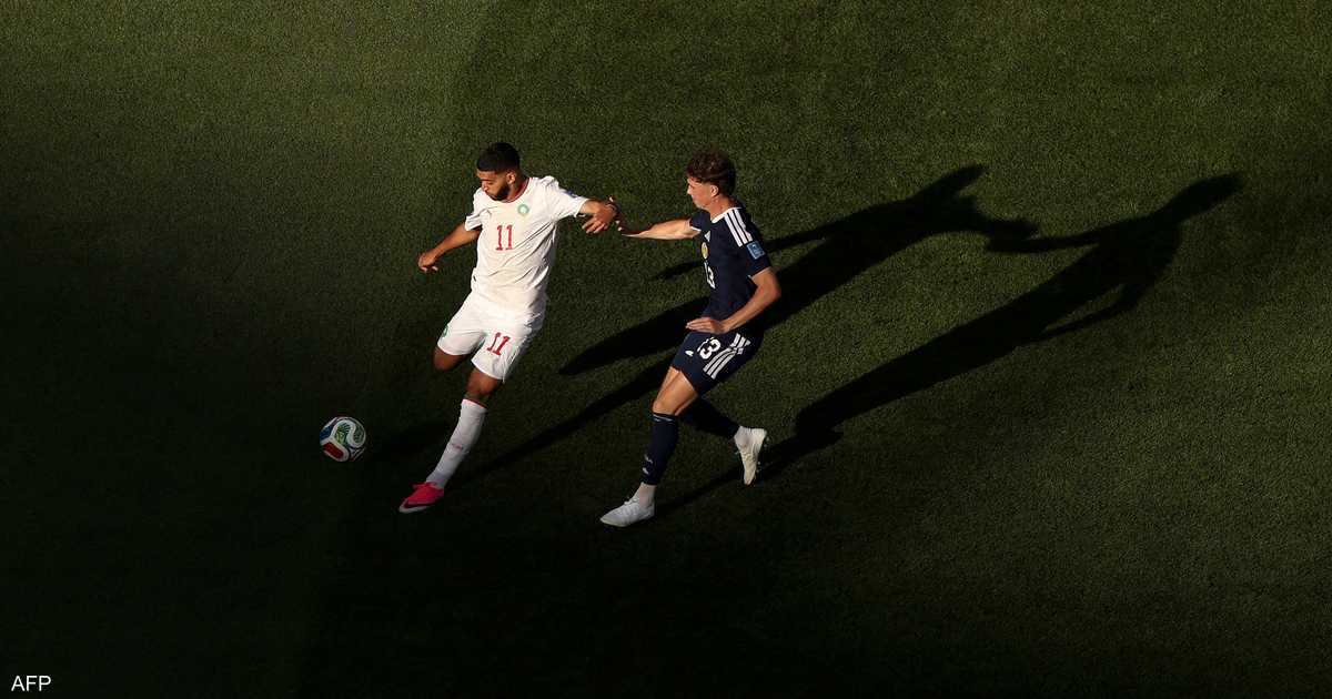 المغرب ينتصر على اسكتلندا ويقفز بصدارة المجموعة بفارق النقطة عن البرازيل