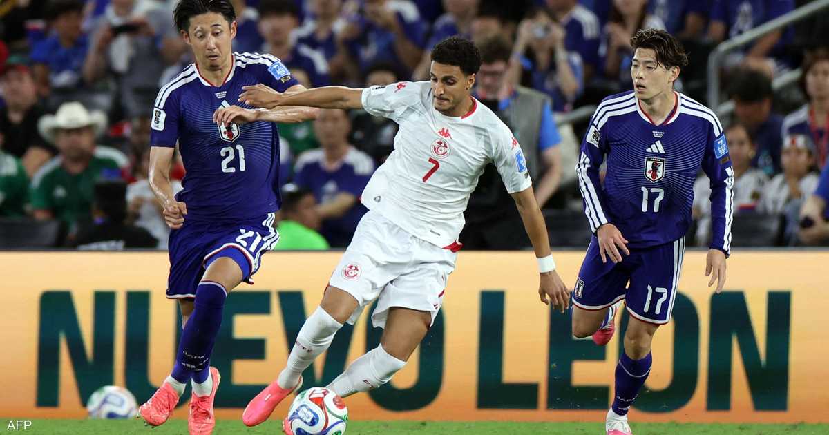 اليابان تغلب تونس 4-0 في كأس العالم ويبتعدون عن خطر التأهل.