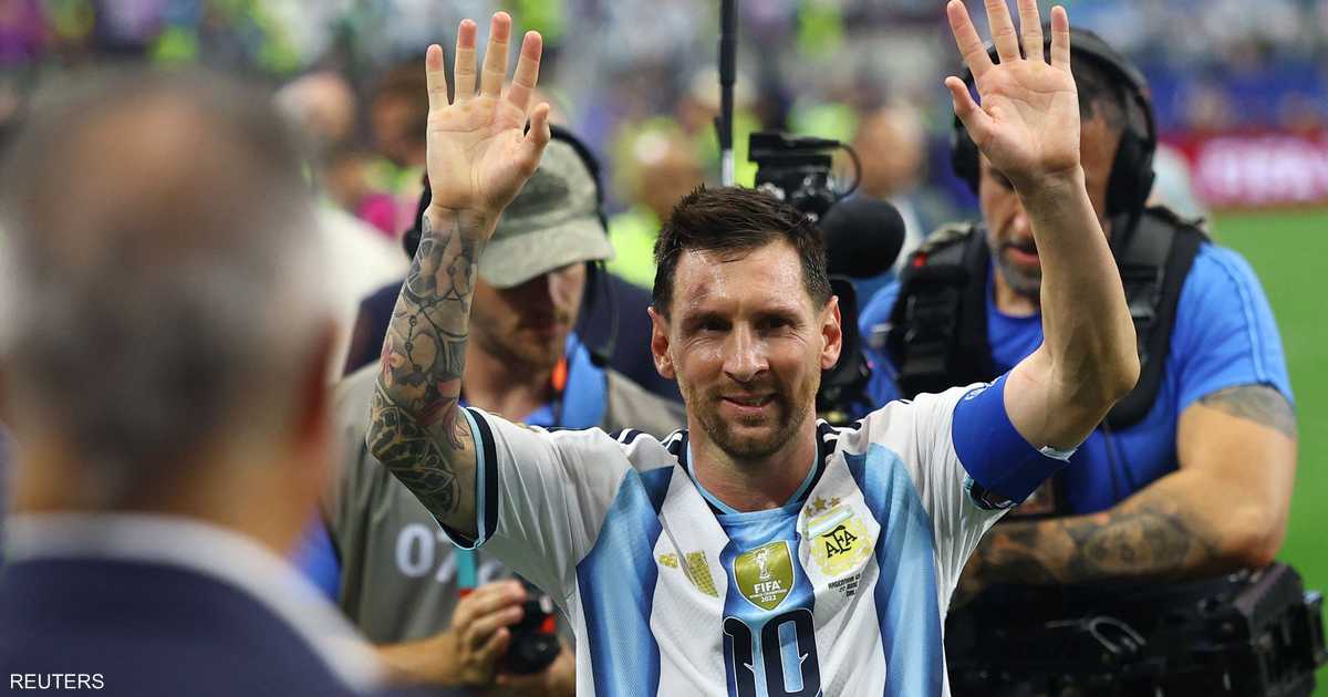 ميسي يسجل الهدف الأول للأرجنتين ويحصد جائزة رجل المباراة والانتصار في كأس العالم 2022