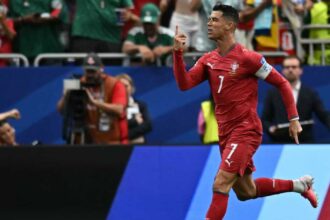 رونالدو يصبح أول لاعب يسجل في 6 نسخ متتالية من المونديال وسجل هدفه العاشر في تاريخ البطولة