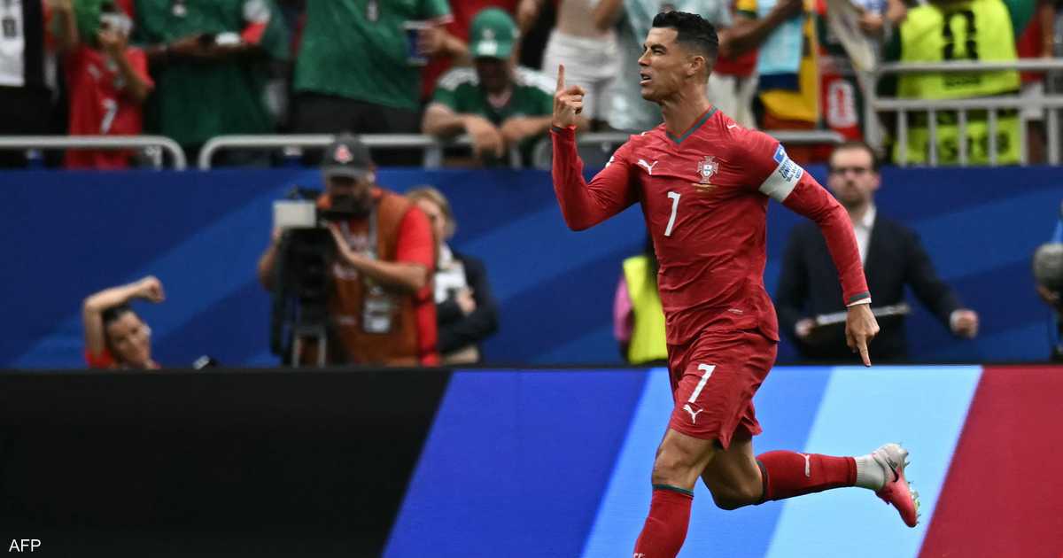 رونالدو يصبح أول لاعب يسجل في 6 نسخ متتالية من المونديال وسجل هدفه العاشر في تاريخ البطولة