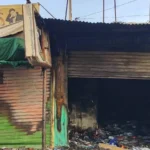 الحرائق تلتهم محلات تجارية بالسوق الكبير في الأبيض