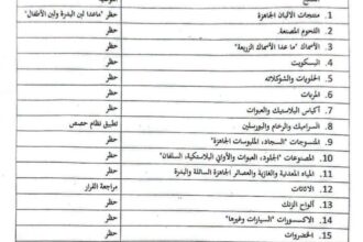 الحظر يوجه الواردات نحو الأولويات الوطنية وتعزيز الإنتاج المحلي.