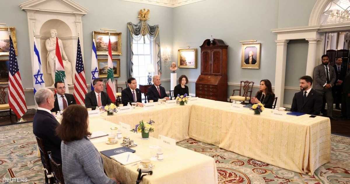 المحادثات بين لبنان وإسرائيل مستمرة وتستهدف تثبيت التهدئة.