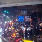 مناصرين لحزب الله يغشرون احتجاجا على اتفاق الإطار اللبناني الإسرائيلي الأميركي