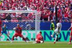 فرنسا تغلب النرويج بثلاثية نظيفة في نهاية المجموعة وتتصدر بفارق ثلاث نقاط عن النرويج الثانية.