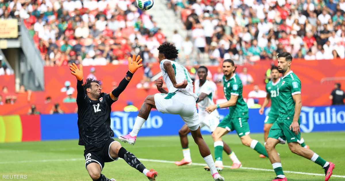 السنغال تهديف خماسي على العراق في المونديال