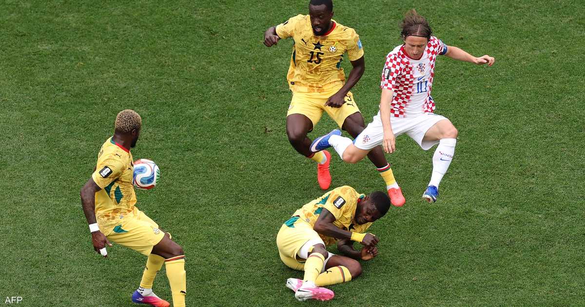 كرواتيا تغلب على غانا برباعية متأخرة وتتأهل مع إنجلترا لدور الـ 32 في مونديال 2026